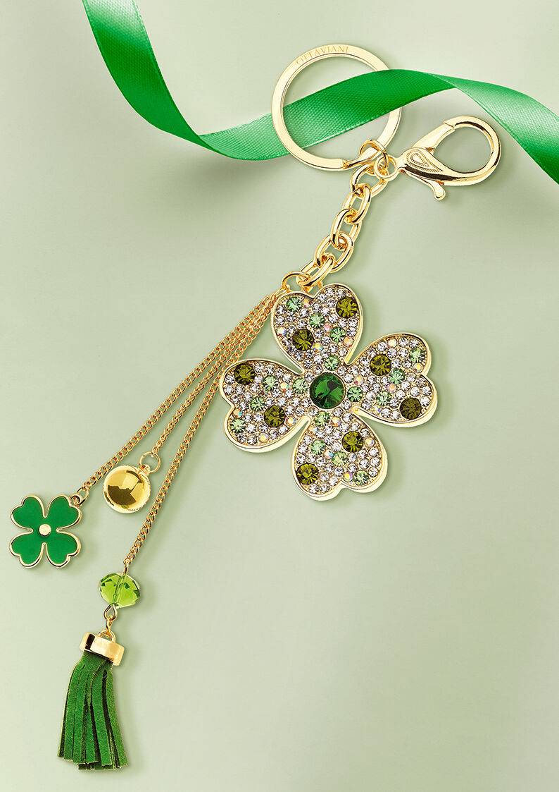 Ottaviani Portachiavi "quadrifoglio verde" Sottocosto