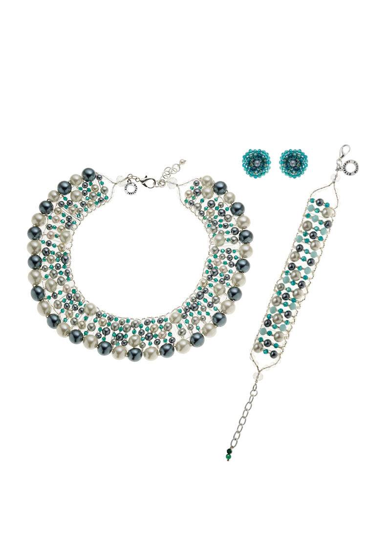 Ottaviani Collana con perle e cristalli Offerta