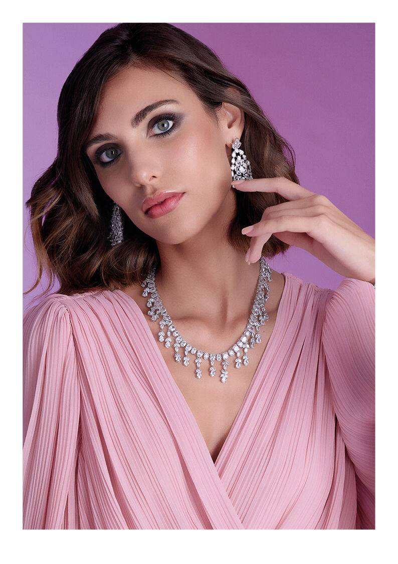 Ottaviani Collana rodiata con cubic zirconia 2025