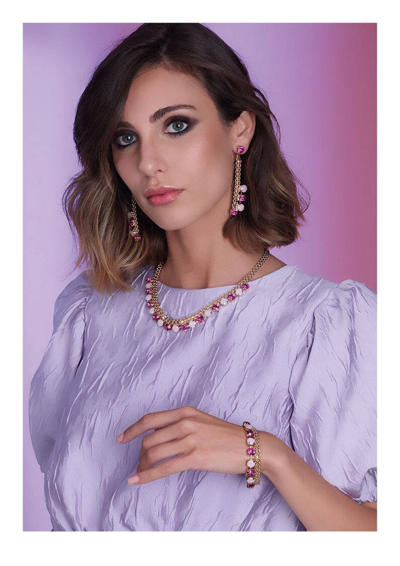 Ottaviani Collana dorata con cristalli Promozione Limitata