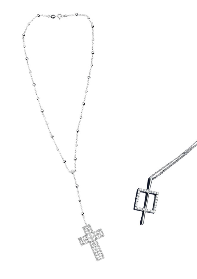 Ottaviani Collana arg. "square cross" Promozione