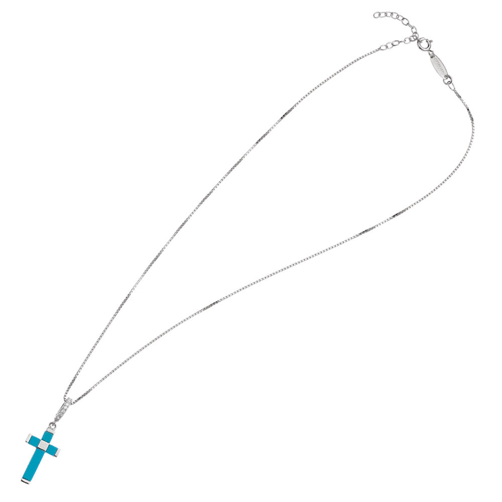 Ottaviani Collana arg. "croce celeste" Nuovo