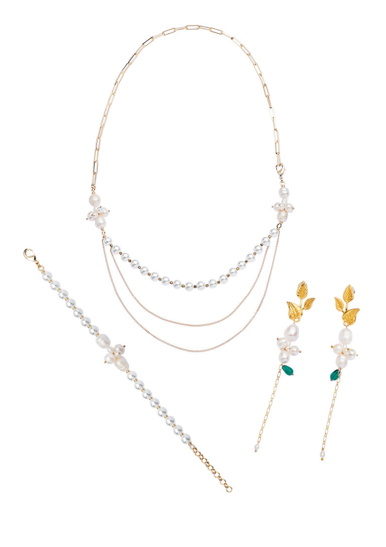 Ottaviani Bracciale con perle di fiume e perle di vetro Prezzo di fabbrica