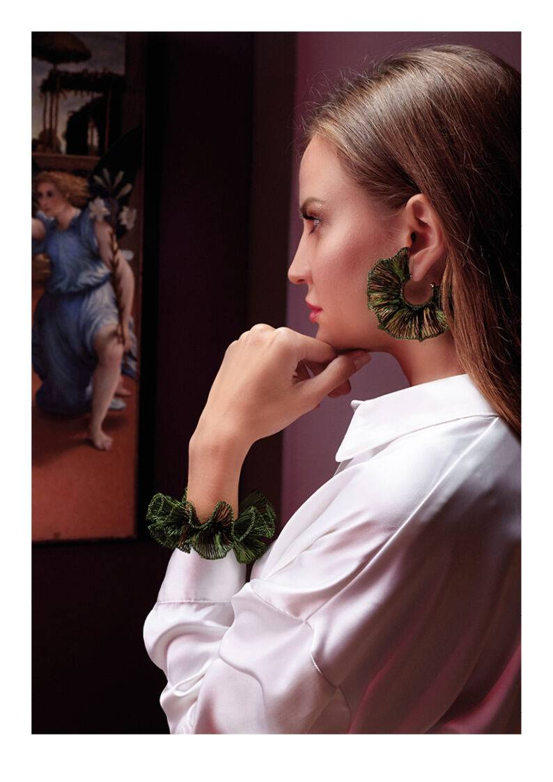 Ottaviani Bracciale in tessuto metallico Offerta Pasqua