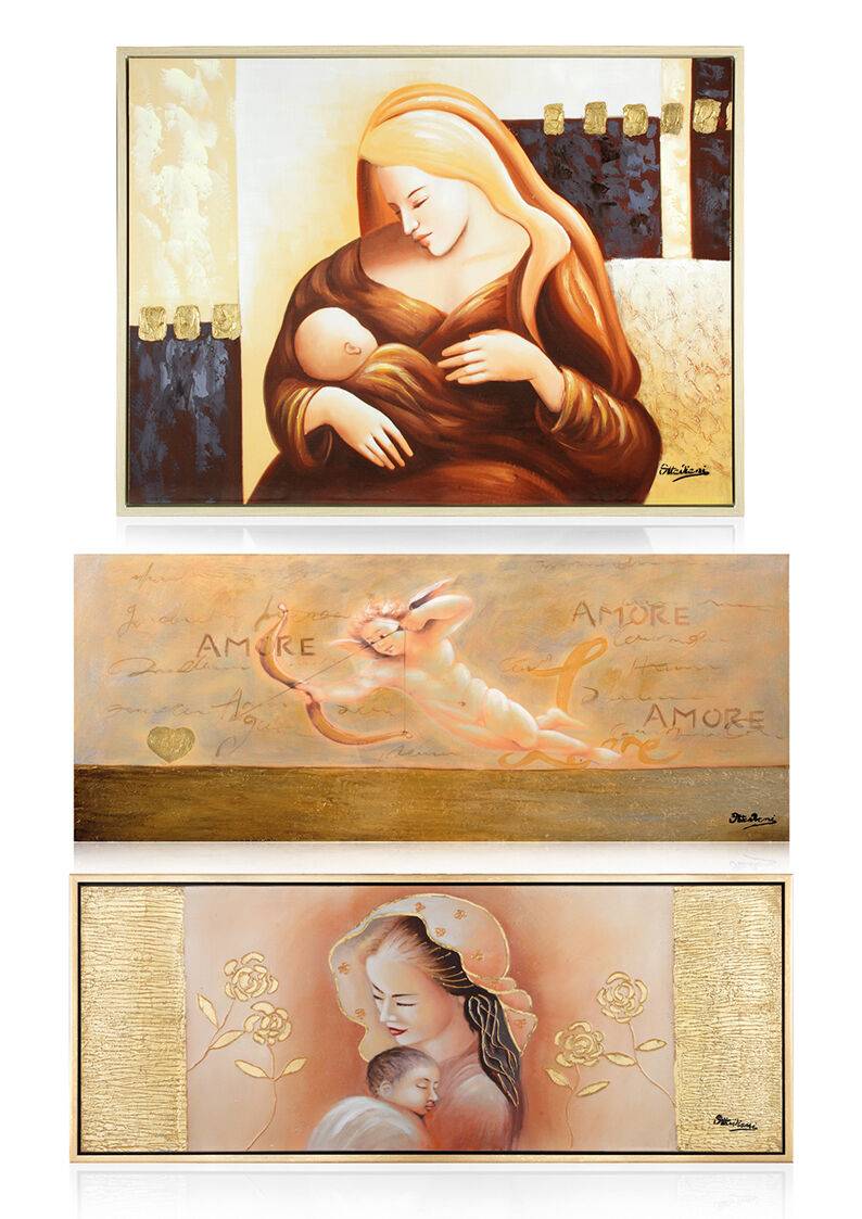 Ottaviani Quadro sacro su tela"santa casa" cm.120x90 Fino al 55% di sconto