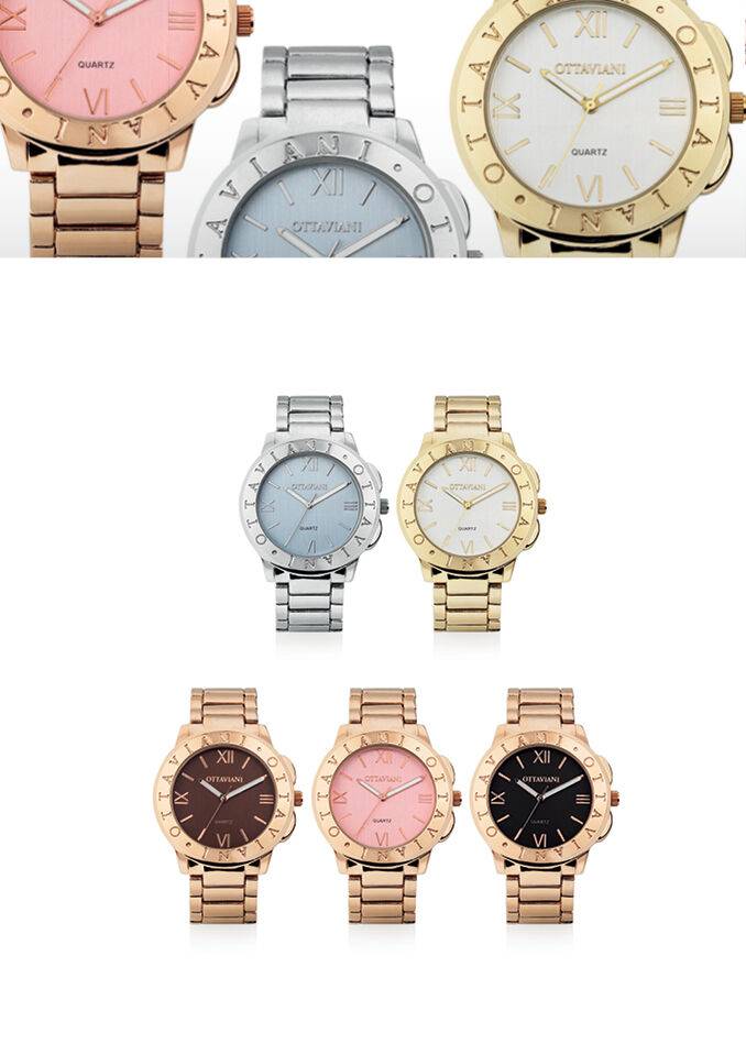 Ottaviani Quarzo rose gold/nero con ghiera ottaviani 50% di sconto con spedizione gratuita