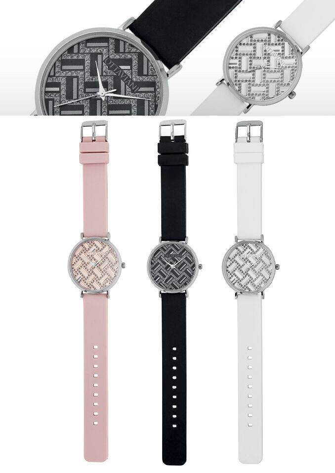 Ottaviani Quarzo argento silicone bianco Promozione Limitata