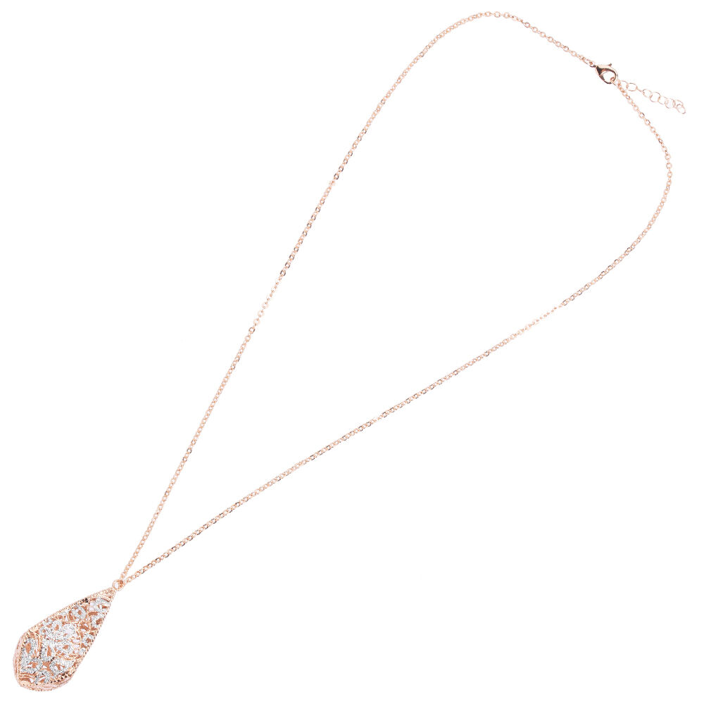 Ottaviani Collana in bronzo con glitter argento Comprare a buon mercato