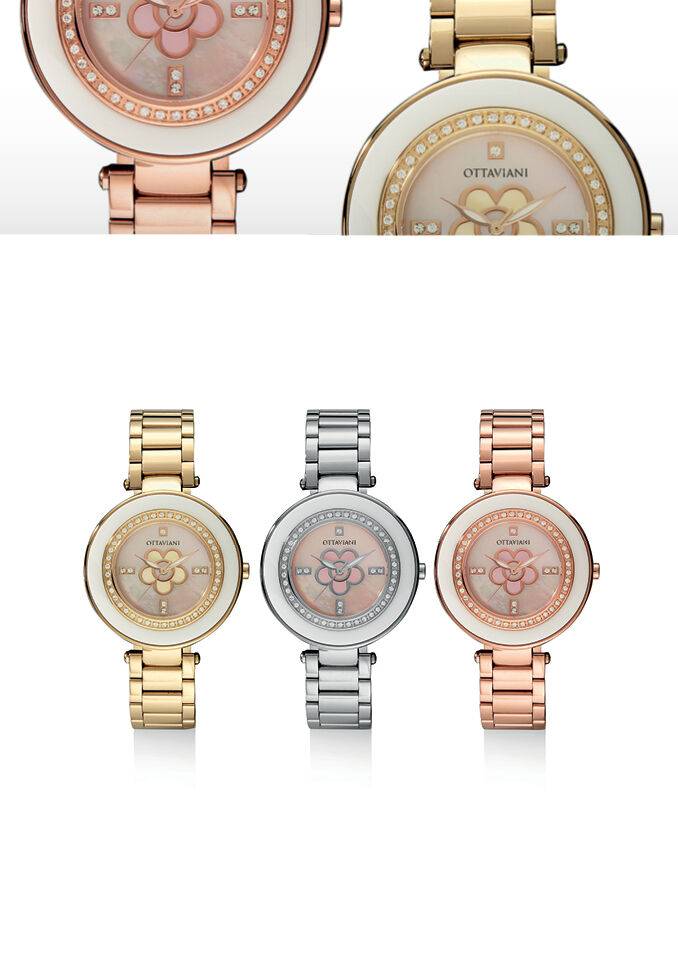 Ottaviani Quarzo acciaio rodiato e strass Shopping online