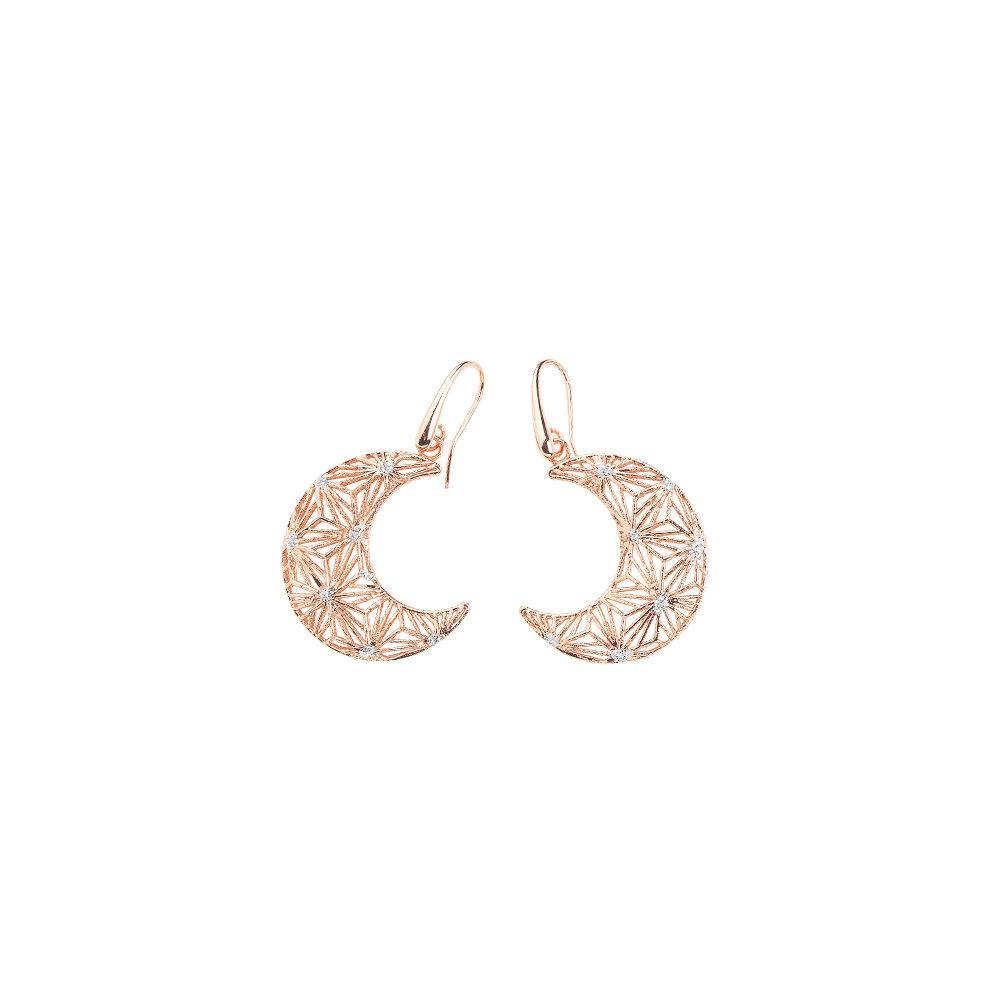 Ottaviani Orecchini in bronzo rod c/glitter argento Offerta Giorno del Papà