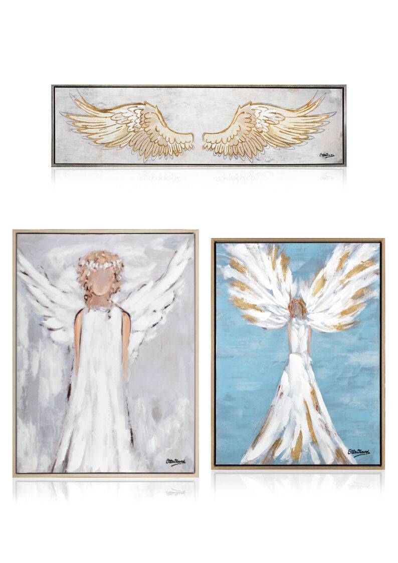 Ottaviani Quadro "ali d'angelo" cm 180x50 superf.lucida Comprane uno, ottenene uno gratis