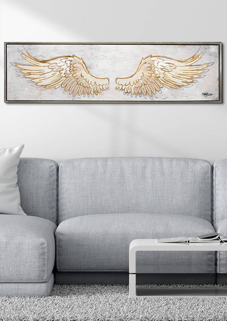 Ottaviani Quadro "ali d'angelo" cm 180x50 superf.lucida Comprane uno, ottenene uno gratis