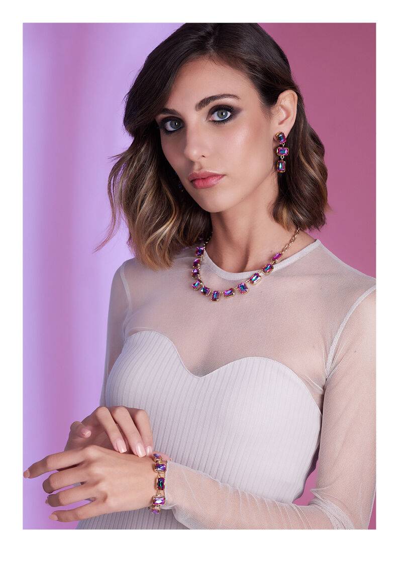 Ottaviani Bracciale dorato con cristalli Offerta speciale della fabbrica