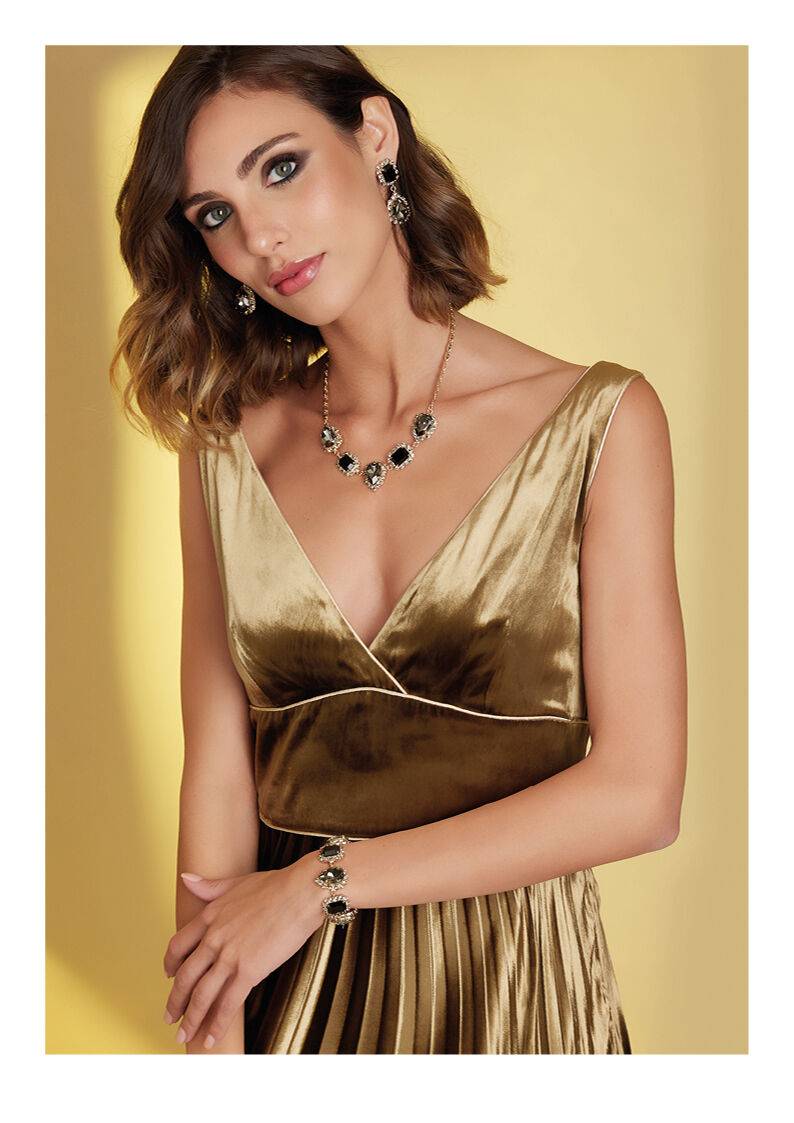 Ottaviani Bracciale dorato con cristalli Fino al 55% di sconto