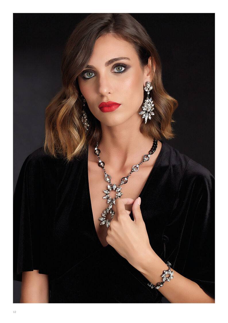 Ottaviani Bracciale con cristalli e strass Pezzi Unici