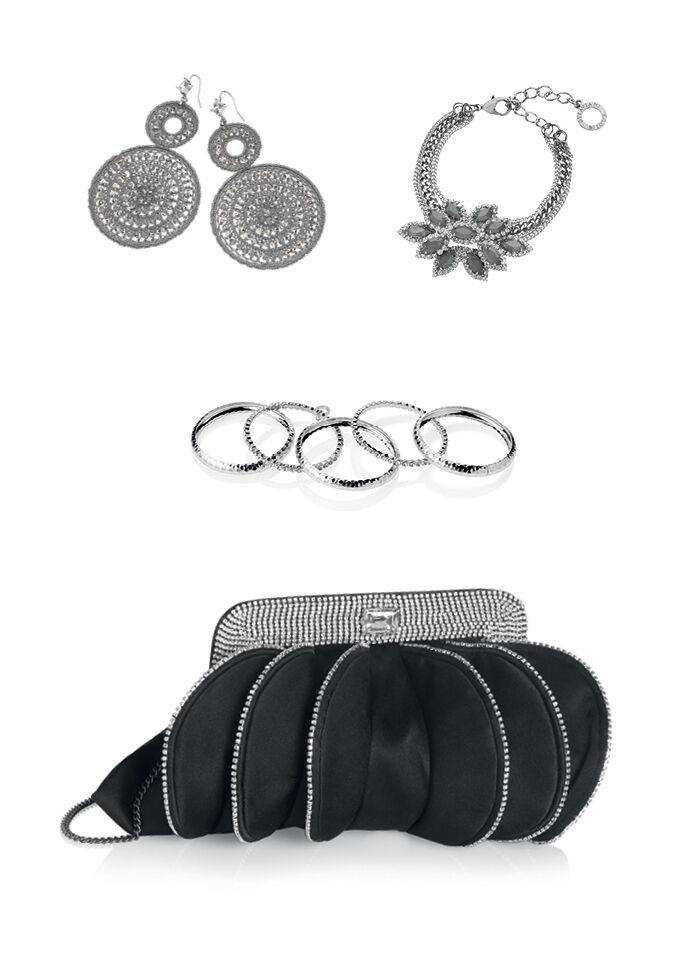 Ottaviani Bracciale con cristalli e strass In Vendita