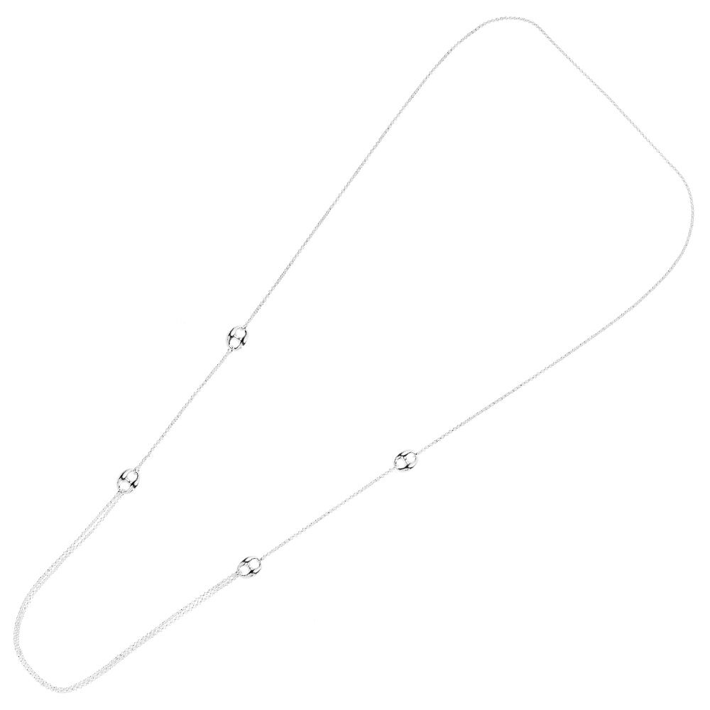 Ottaviani Collana in argento rodiato In Saldo