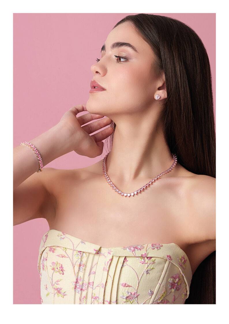 Ottaviani Orecchini placcati oro rosa con cubic zirconia Sconto di tempo limitato
