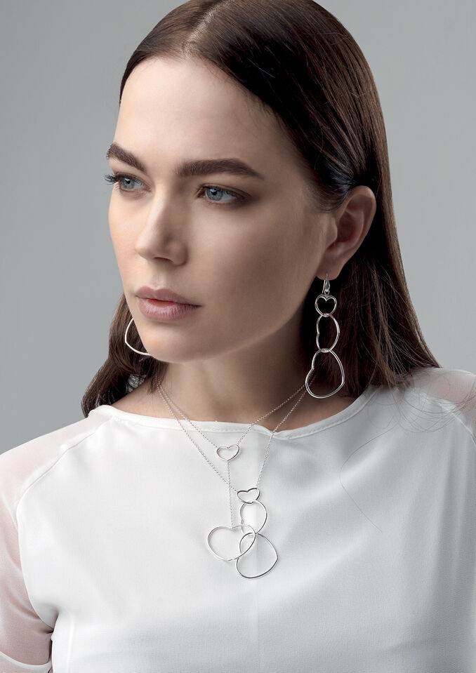 Ottaviani Collana "dolce cuore" in argento/cm.44,5 Offerte stagionali