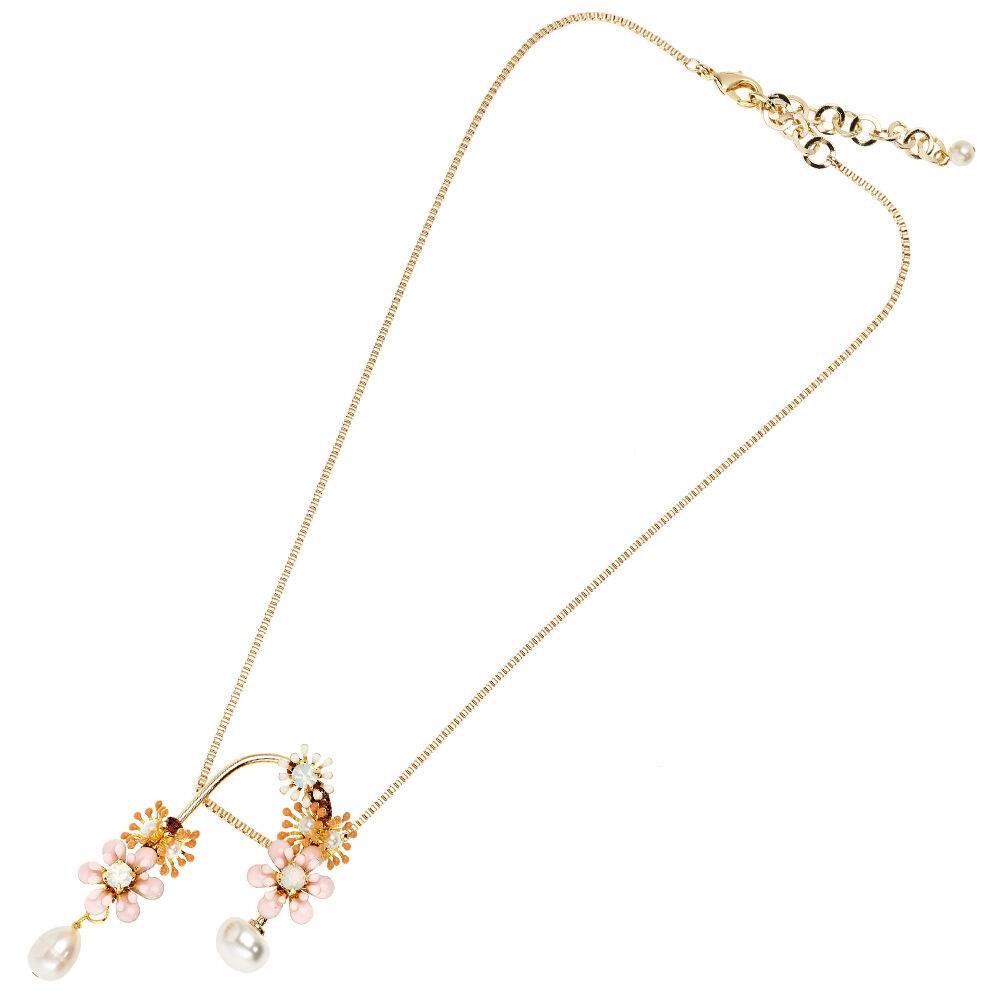 Ottaviani Collana con smalti,perle bijoux e perle fiume Sconti VIP