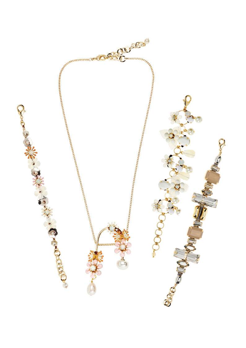Ottaviani Collana con smalti,perle bijoux e perle fiume Sconti VIP