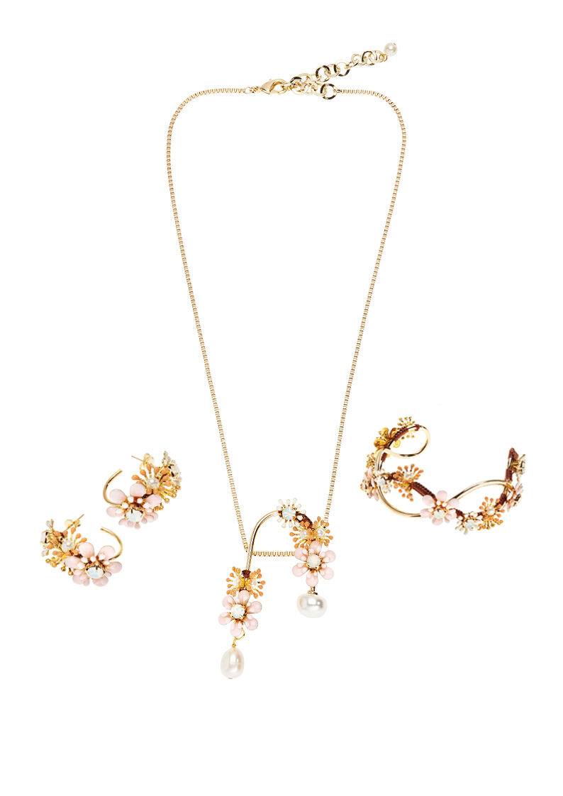 Ottaviani Collana con smalti,perle bijoux e perle fiume Sconti VIP