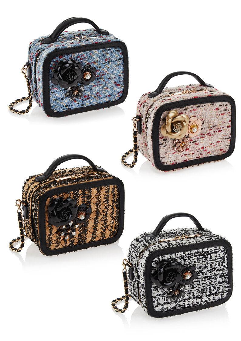 Ottaviani Borsa gioiello tessuto con smalti,p.bj e stras 50% di sconto con spedizione gratuita