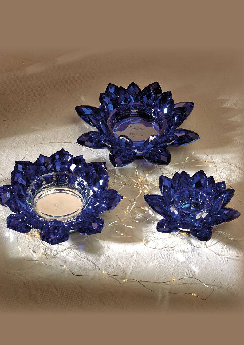 Ottaviani Candeliere "stella di cristallo blu" Novità