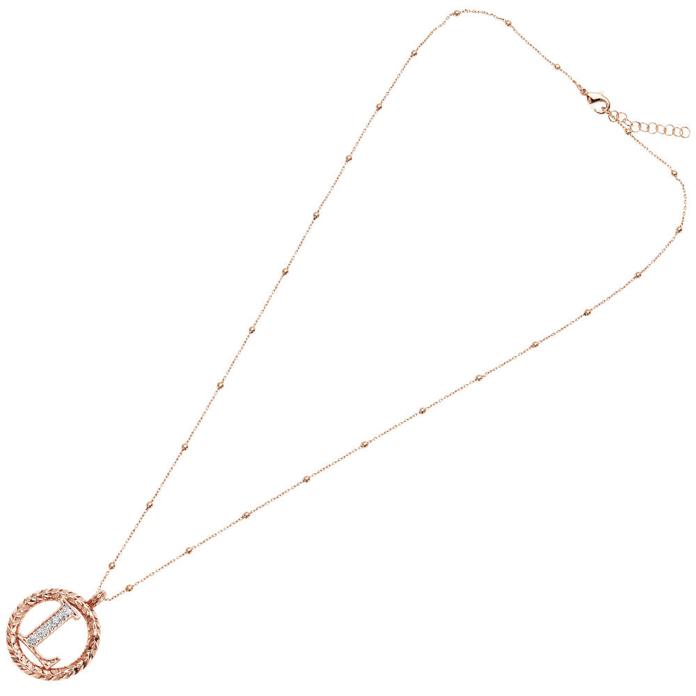 Ottaviani Collana in bronzo oro rosa con glitter argento Shopping online