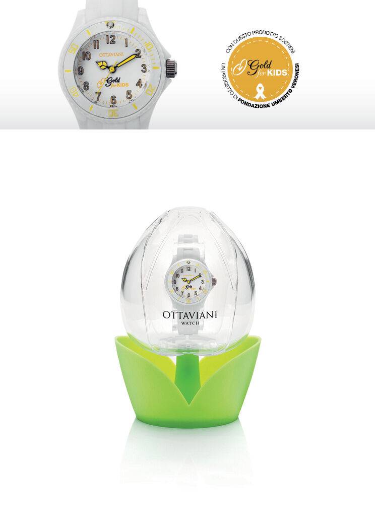 Ottaviani Quarzo silicone giallo fondazione veronesi Lightning offer