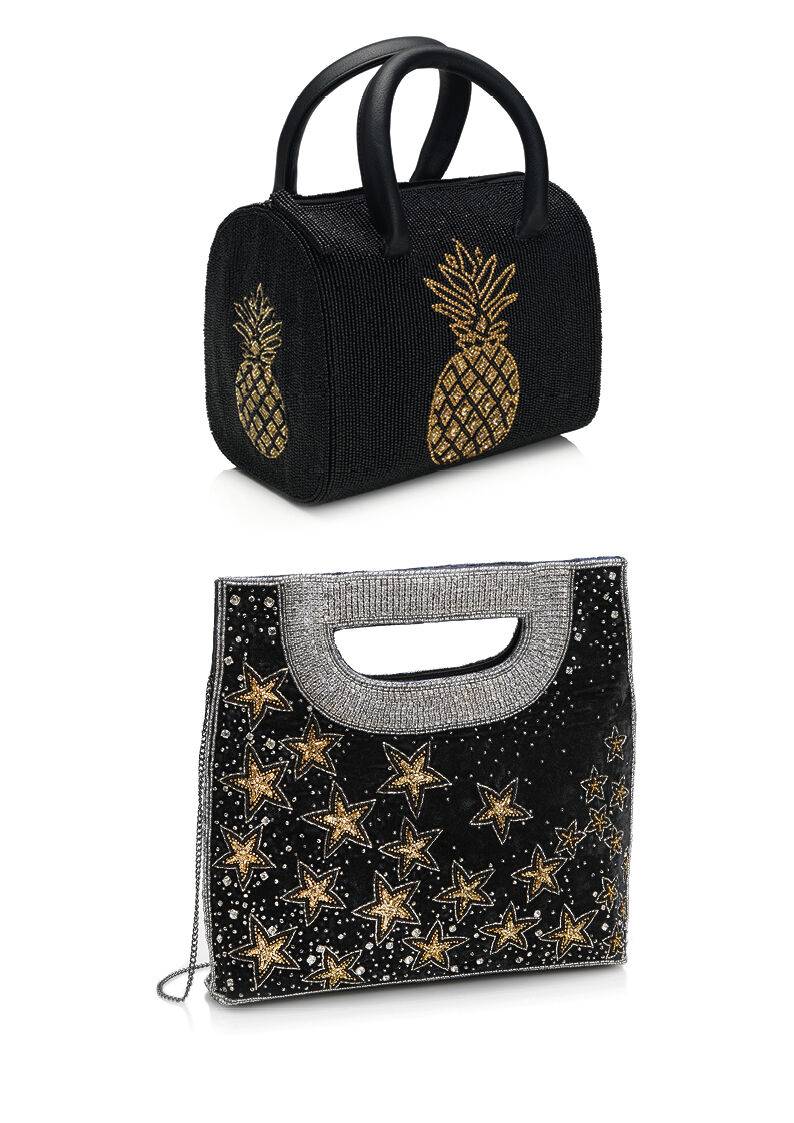 Ottaviani Borsa gioiello ricami,cristalli,perline strass In Linea