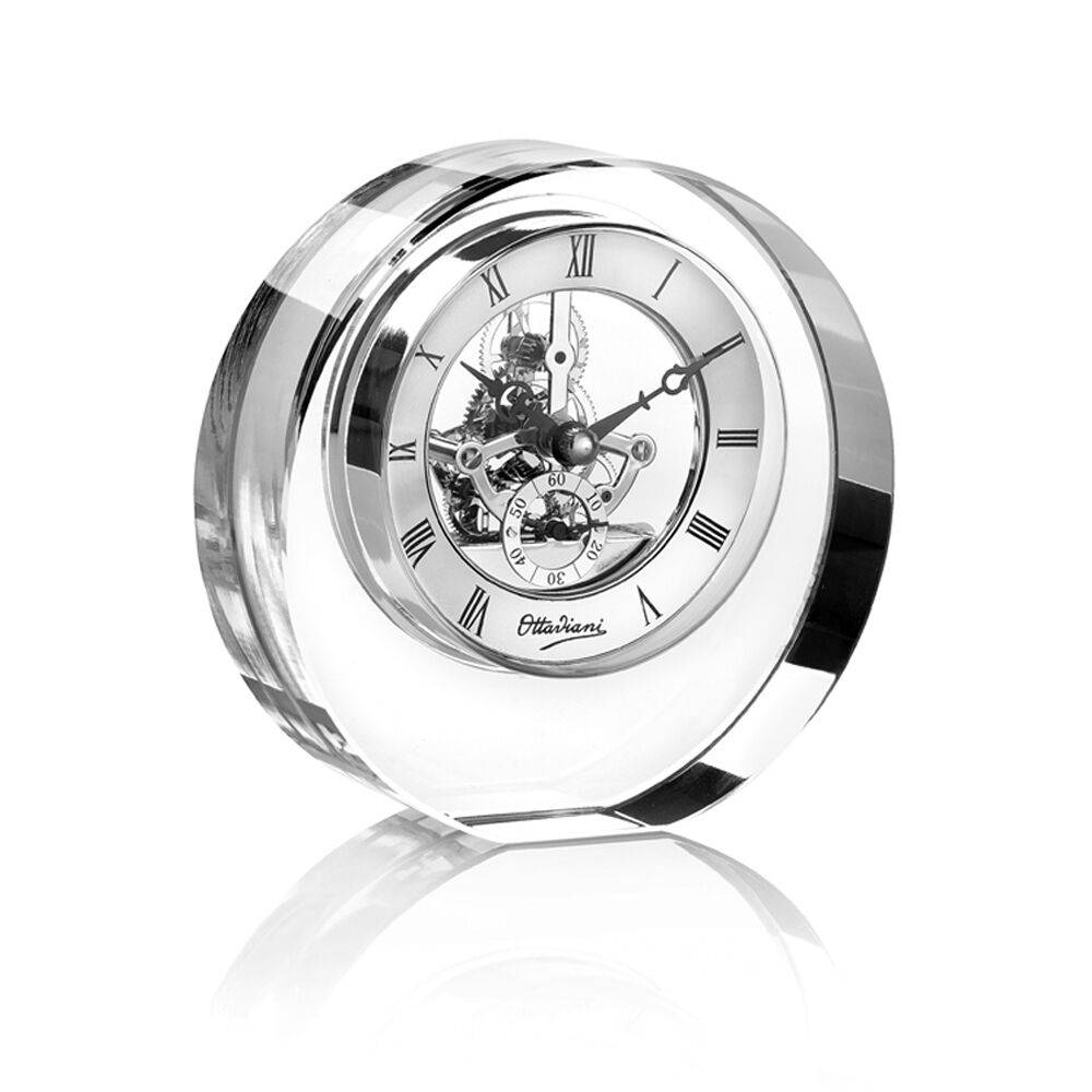 Ottaviani Orologio tondo cristallo Spedizione gratuita