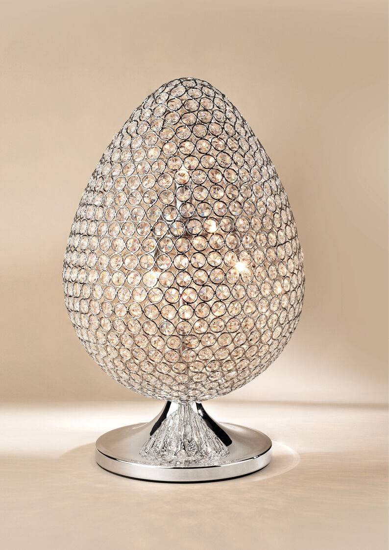 Ottaviani Lampada "l'uovo di diamante" diam.cm15 h.26cm Offerta speciale
