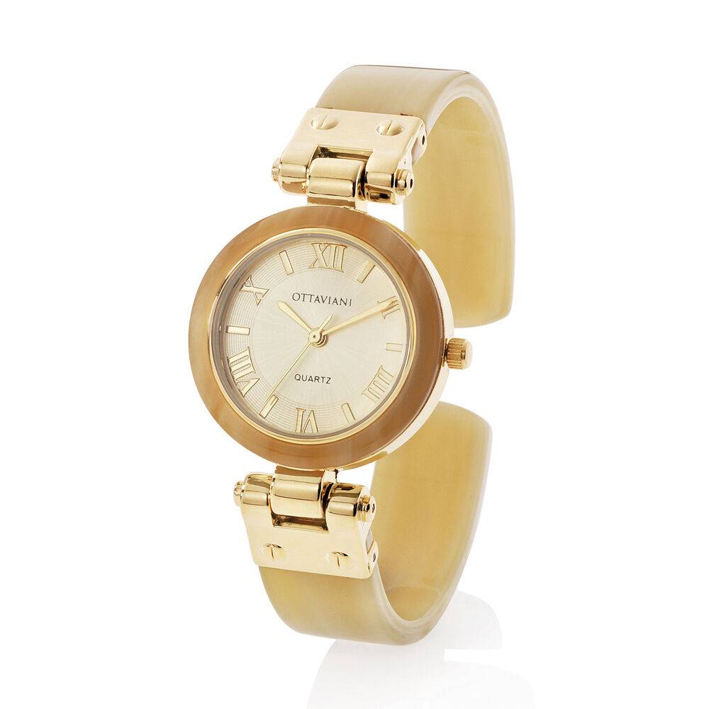 Ottaviani Quarzo dorato bangle tartaruga Flash Sale