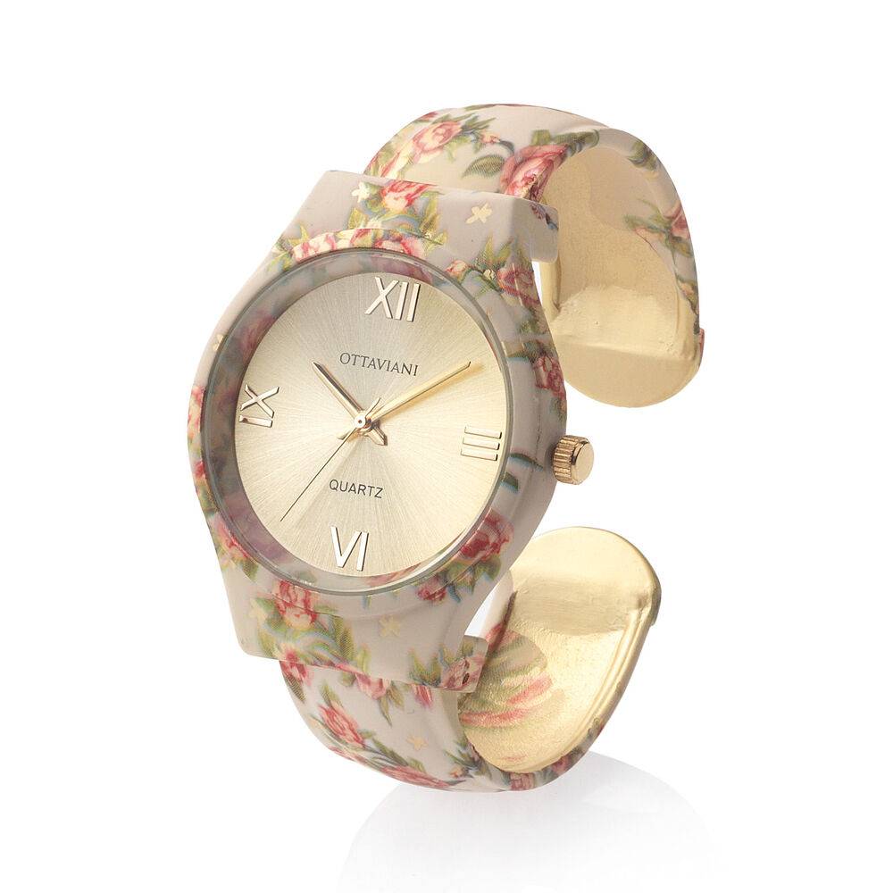 Ottaviani Quarzo dorato bangle Fornitura limitata
