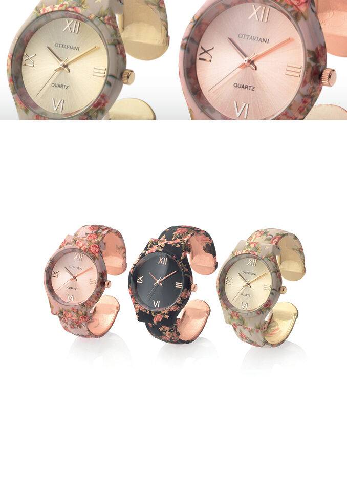 Ottaviani Quarzo dorato bangle Fornitura limitata