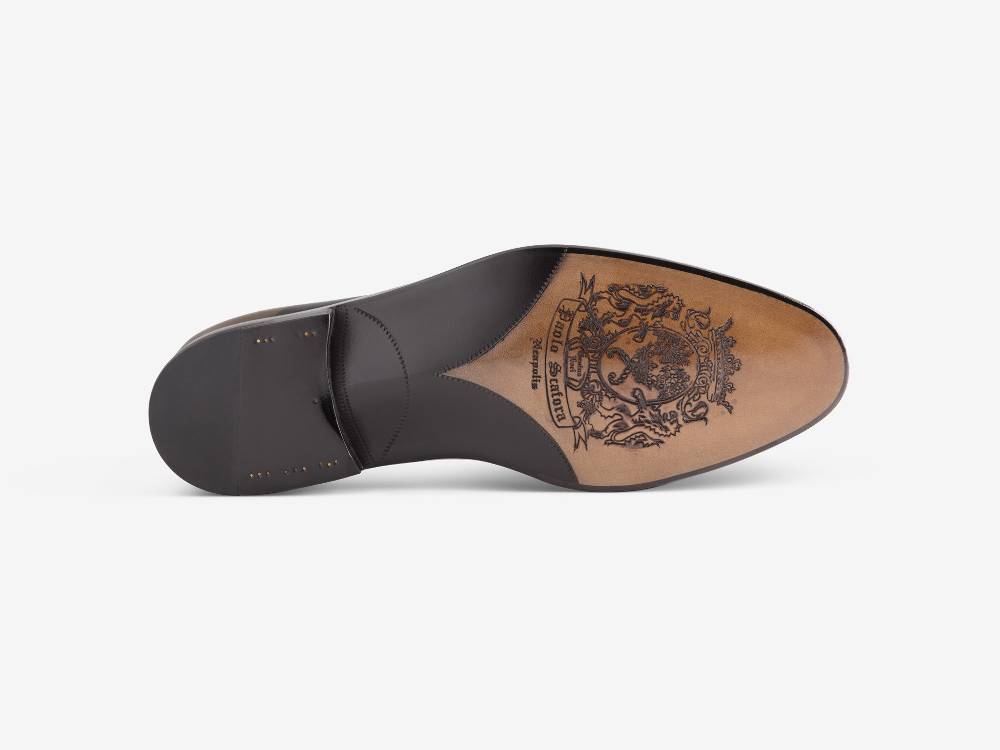 Paolo Sartori Art. 576 Oxford in pelle Anticata Nera Soddisfazione Garantita