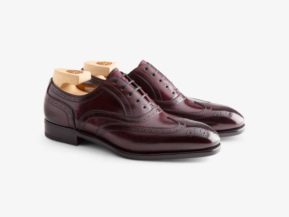 Paolo Sartori Art. 699 Oxford in pelle Anticata Bordeaux Economico