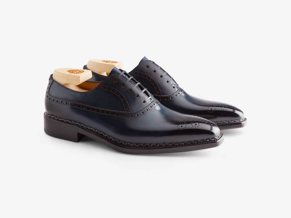Paolo Sartori Art. 700 Oxford in pelle Anticata Oceano Online