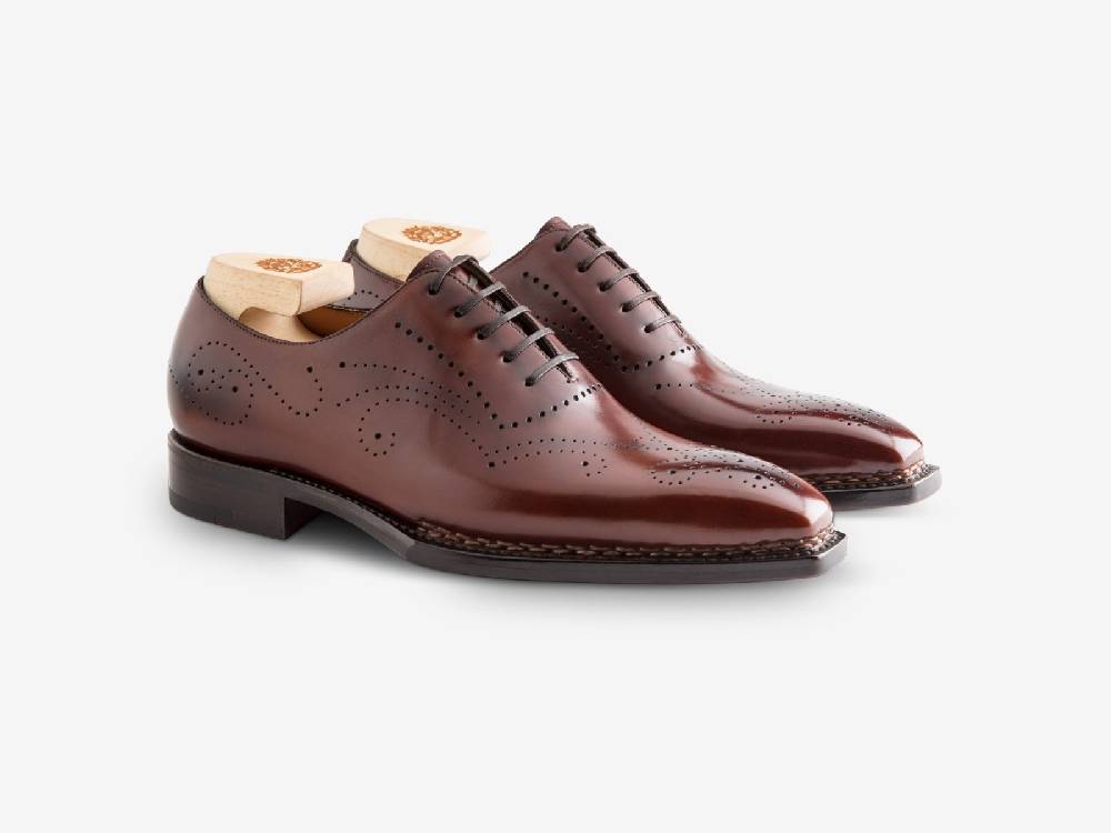 Paolo Sartori Art. 768 Oxford in Antiqued Positano Leather Hotsell