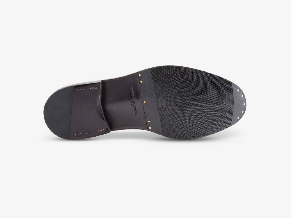 Paolo Sartori Art. 769 Oxford in Antiqued Grigio Leather Vendita Calda