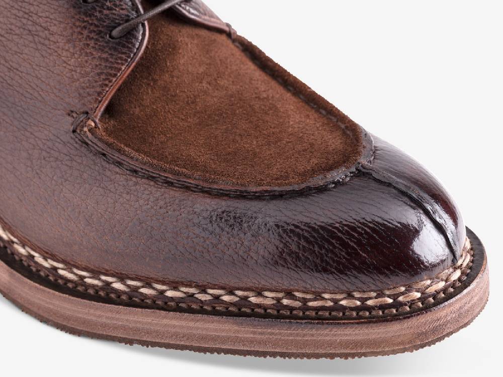 Paolo Sartori Art. 797 Derby in Montella Shark and Suede Leather Nuova
