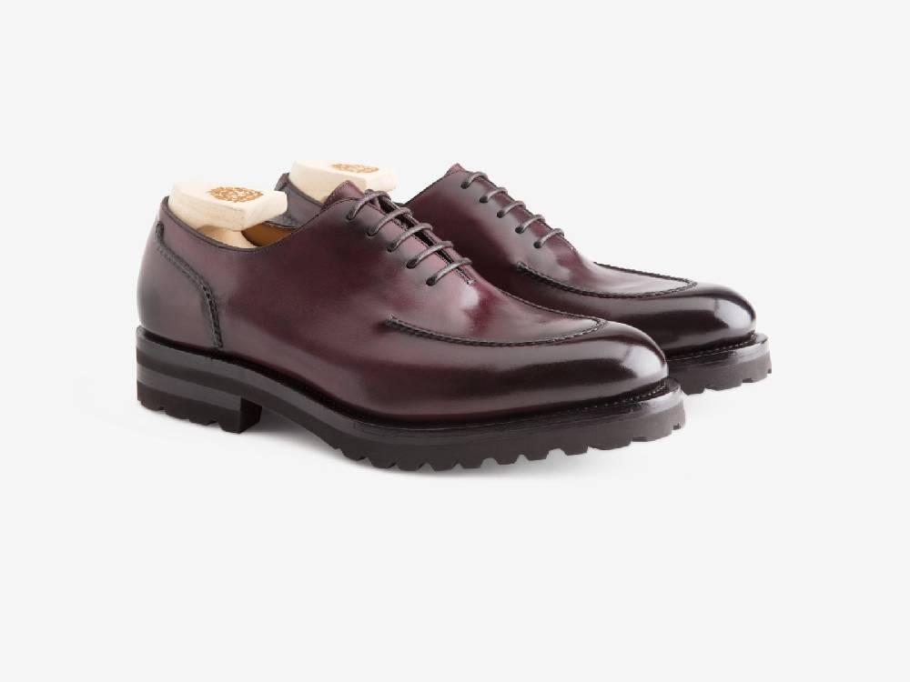 Paolo Sartori Art.666 Oxford in pelle Anticata Bordeaux Moda