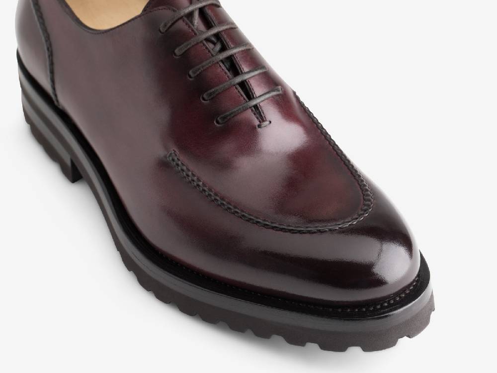 Paolo Sartori Art.666 Oxford in pelle Anticata Bordeaux Moda