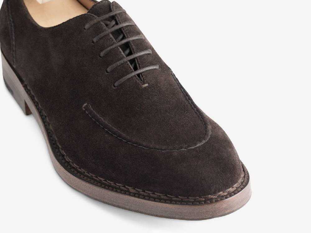 Paolo Sartori Art.666 Oxford in Camoscio Dark Brown 2025