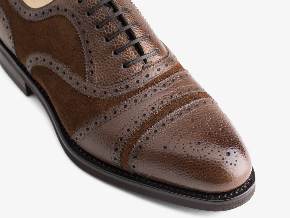 Paolo Sartori Art.626 Oxford in Camoscio Marrone Italia