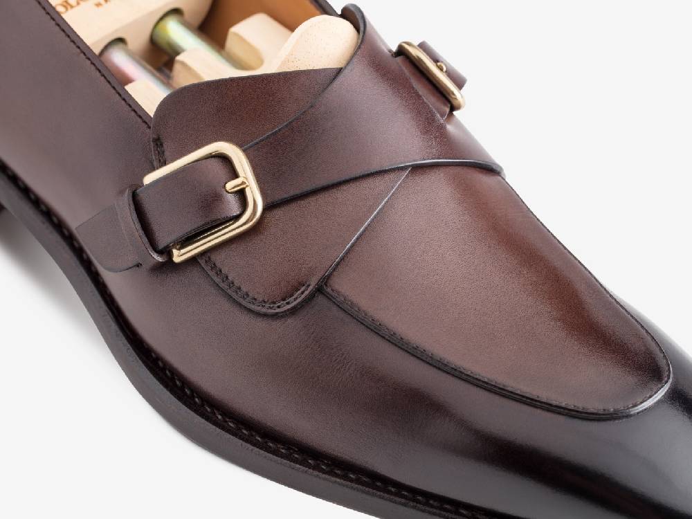 Paolo Sartori Art. 774 Loafer in Antiqued Vietri Leather In Saldo