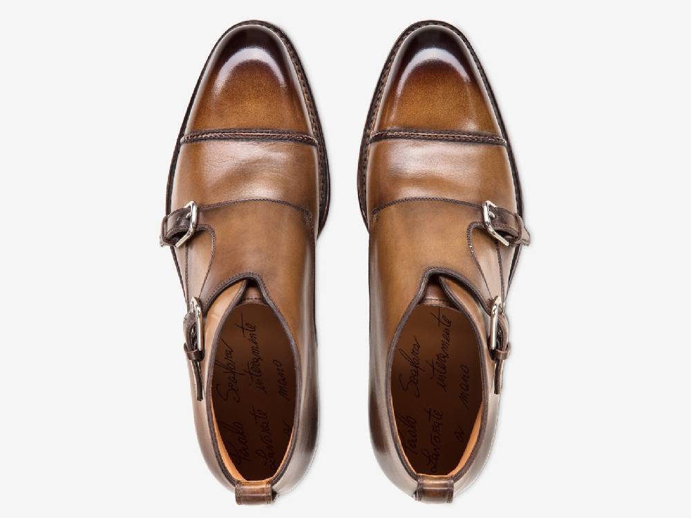 Paolo Sartori Art. 771 Boots Monkstrap in Antiqued Autunno Leather Acquista Ora