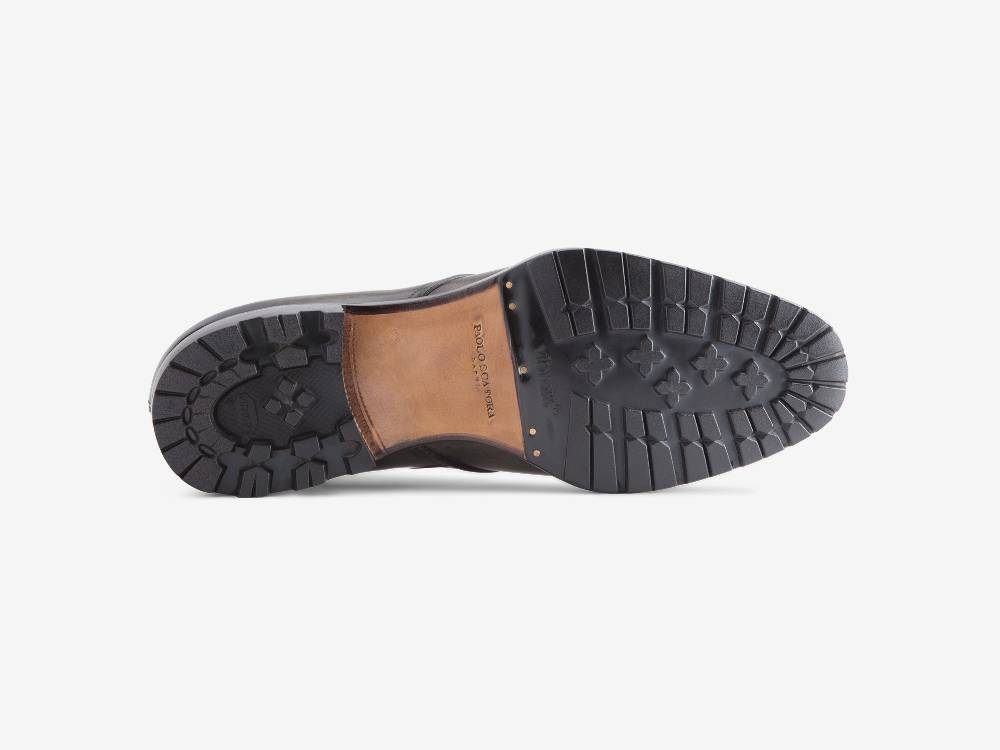 Paolo Sartori Art. 512 Desert Boot in Pelle Anticata Verdegris Fino Al -60%