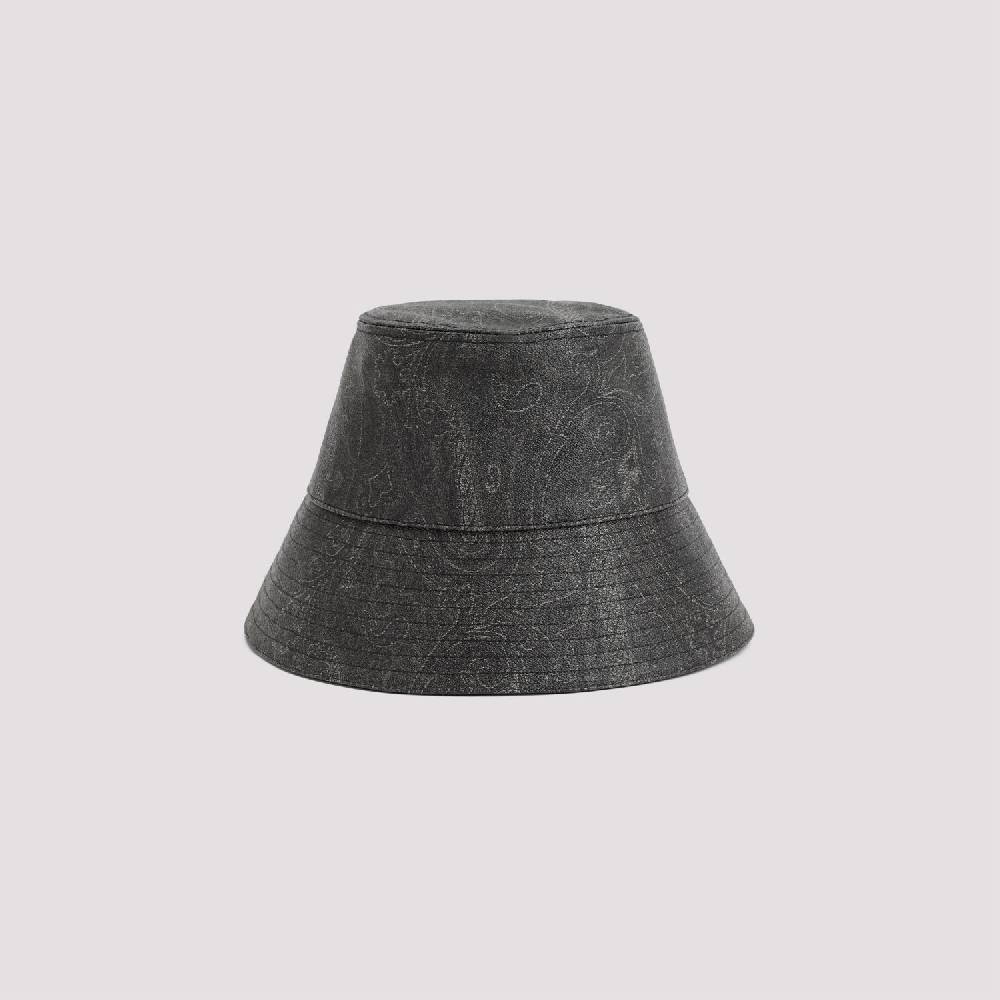ETRO  Cappello Secchiello ETRO Paisley in Cotone - Nero Affare Del Giorno